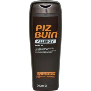 Přípravek na opalování Piz Buin Allergy Lotion SPF50+ mléko na opalování 200 ml