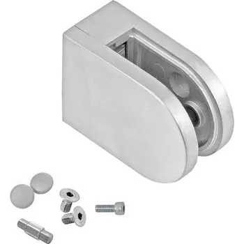 Zábradlí Feldmann Nerezový držák skla pro zábradlí - model 13 na hranol, AISI 316 brus