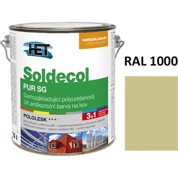 barva na kov Soldecol PUR SG 2,5 L RAL 1000