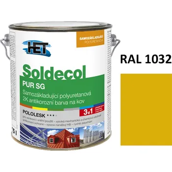 barva na kov Soldecol PUR SG 2,5 L RAL 1032