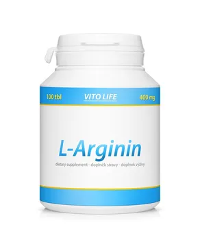 Aminokyselina Vito Life L-Arginin 400 mg 100 kapslí