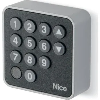 Pohon brány Nice EDSB - osvětlená kódová kláves pro pohony bran a vrat, technologie BlueBUS