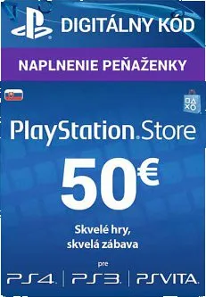 PlayStation Live Cards 50 EUR SK