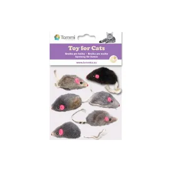 Hračka pro kočku Myška malá mix, 5cm