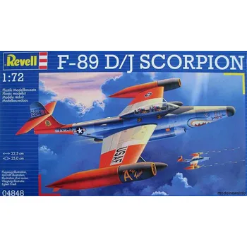 Plastikový model Revell F-89 D/J Scorpion 1:72