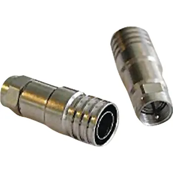 Redukce HIRSCHMANN Krimpovací F konektor, 10 mm