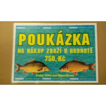 Dárková krabička Charlie Dárkový poukaz na 750kč