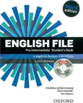 Anglický jazyk English File Third Edition Pre-Intermediate Student's Book - Christina Latham-Koenig, Clive Oxenden [EN] (2012, brožovaná) + iTutor DVD
