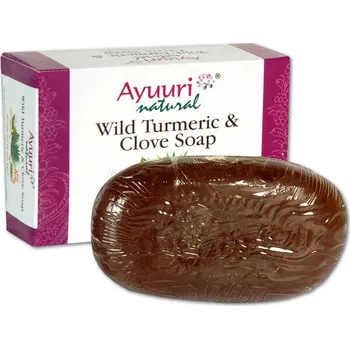 Koupelová kosmetika Ayuuri Mýdlo s kurkumou a hřebíčkem 100 g