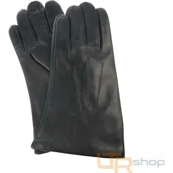 Rukavice 1523 pánské kožené rukavice Vystyd s podšívkou 10 Černá