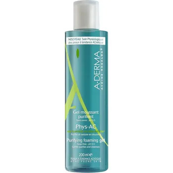 Čistící gel A-derma Phys-AC Čisticí pěnivý gel 200 ml