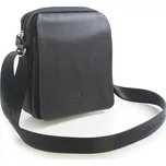 Černá pánská kožená taška přes rameno Hexagona 299162 černá