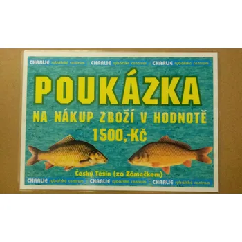 Dárková krabička Charlie Dárkový poukaz na 1500kč