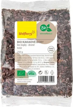 Wolfberry Kakaové boby drcené BIO