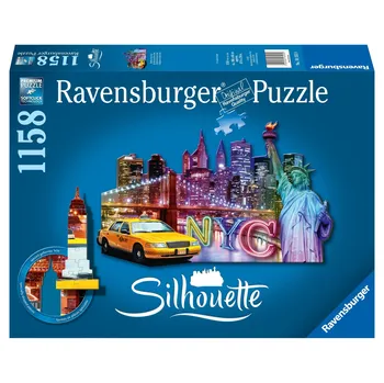 Puzzle Ravensburger Silhouette Skyline New York