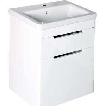 Koupelnový nábytek Sapho Ella umyvadlová skříňka 46,5 x 65 x 38,5 cm 2x zásuvka bílá