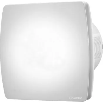 ventilátor do koupelny SAPHO Lex koupelnový ventilátor axiální s časovačem bílý