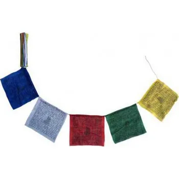 Vlajka Tibetské modlitební vlaječky 20x24 cm 2 m Lungta