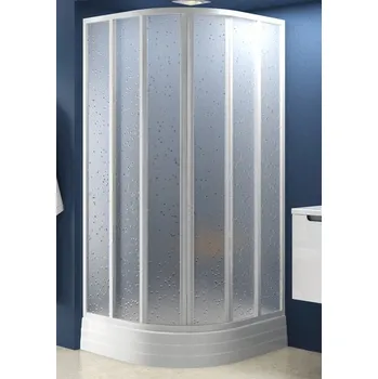 Vanová zástěna Ravak Supernova SKKP6-90 sprchový kout čtvrtkruhový posuvný šestidílný  