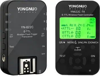 Odpalovač blesku Yongnuo YN-622C-TX a YN-622C pro Canon