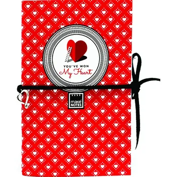 Zápisník MAKENOTES Sada 3 zápisníků VALENTINE