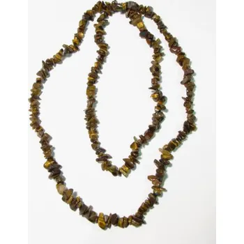 Náhrdelník Dlouhý náhrdelník 90cm - Tygří oko