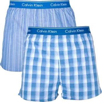 Boxerky Calvin Klein NU1725A modrobílé