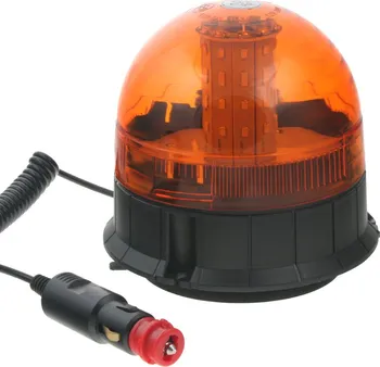 Maják LED maják, 12-24V, 12x3W oranžový magnet