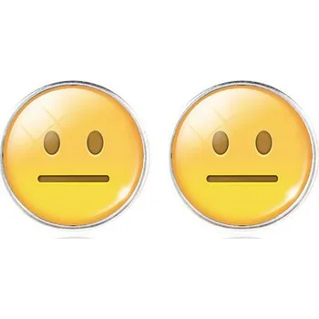 Náušnice Sperky-image.cz Dětské náušnice smajlik - neutrální, 10mm, puzeta