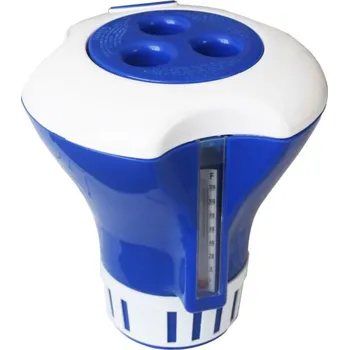 Bazénový plovák Plovák na MAXI chlorové tablety s teploměrem