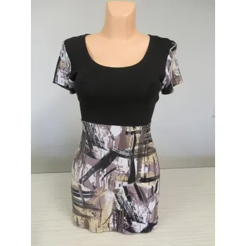 Dámská halenka Halenka ŠARLOTA 38,40, Barva S černým živůtkem, Velikost M 38 , Materiál 96% Viskoza 4% Lycra