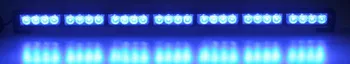 Maják Stualarm LED světelná alej, 28x LED 3W, modrá