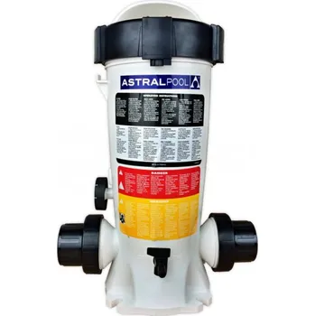 Poloautomatický dávkovač tablet do bazénu na potrubí