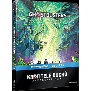 Blu-ray Krotitelé duchů 2D+3D (2016) steelbook 2 disky Blu-ray film Blu-ray Krotitelé duchů 2D+3D (2016) steelbook 2 disky