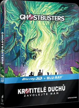 Blu-ray film Blu-ray Krotitelé duchů 2D+3D (2016) steelbook 2 disky 