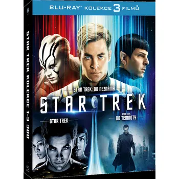 Blu-ray film Blu-ray Star Trek 1.-3. díl 3 disky