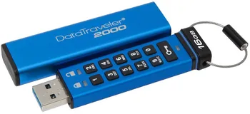 USB flash disk Kingston DT2000 256bit AES 16 GB (DT2000/16GB)