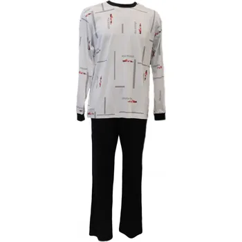 Pánské pyžamo Favab Lu Saly 4 bílé