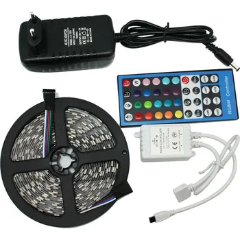 LED osvětlení Light LED pásek 12V 5050 60LED/m IP65 12W/m RGBW bílá 1 metr komplet (LED pásek multicolor + čistá bílá 1metr)