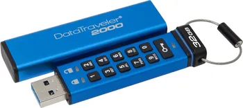 USB flash disk Kingston DT2000 256bit AES 32 GB (DT2000/32GB)