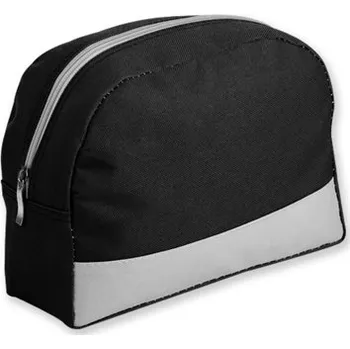 Kosmetická taška Jednoduchá černá toaletní / kosmetická taška se zipem