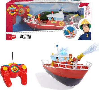 RC model lodě Dickie Toys Požárník SAM + člun Titan 1:16