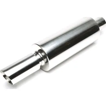 Tlumič výfuku TA Technix sportovní nerezový tlumič výfuku - zkosená elipsa, 75x77mm