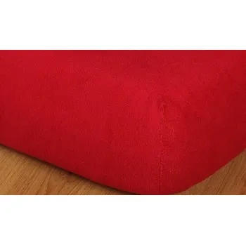 Prostěradlo froté 220g 90x200 cm vínová