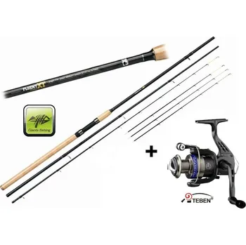 Rybářský prut Giants Fishing Fluent Feeder XT 12ft + naviják Teben LV300 zdarma!