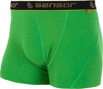 Boxerky Sensor Double Face Merino wool zelená
