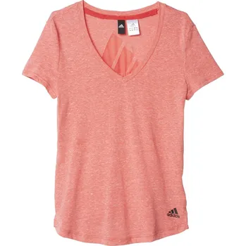 Dámské tričko adidas Logo V-Tee růžové