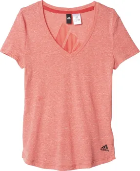 Dámské tričko adidas Logo V-Tee růžové