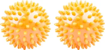 Masážní míček inSPORTline Supaiku 7,5 cm 2 ks žluté