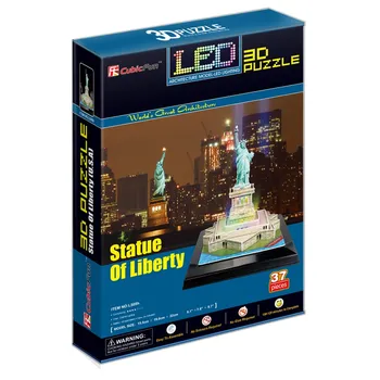 3D puzzle CubicFun Puzzle 3D Socha Svobody LED